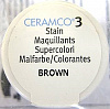 Краситель Ceramco 3 цвет коричневый Brown 3г (д/изг. иск. зуб.) (Dentsply)