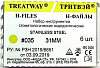 H-Files (Н-файлы) №35 31 мм (6шт) сталь TREATWAY (набор инстр. стомат. эндодонтич.)