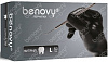 Перчатки Benovy L 50 пар нитриловые нестерильные цвет черный