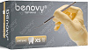 Перчатки Benovy XS 50 пар латексные нестерильные цвет натуральный