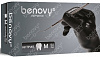 Перчатки Benovy M 50 пар нитриловые нестерильные цвет черный