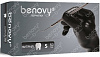 Перчатки Benovy S 50 пар нитриловые нестерильные цвет черный