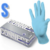 Перчатки CONNECT NITRILE (PULIN) смотр.нестер.нитриловые S (100пар)