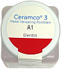 Дентин Ceramco3 по 1 унции А1 (28,4г)/Ceramico3 Dentine 1 oz для изготовления иск.зубов