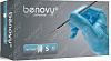 Перчатки Benovy S 50 пар нитриловые нестерильные цвет голубой
