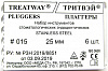 Pluggers (Плаггеры) №15 25 мм (6шт) сталь TREATWAY (набор инстр. стомат. эндодонтич.)