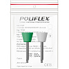 Головки эластичные "Poliflex" CК13 (2шт) чашка широкая