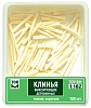 Клинья фиксирующие деревянные, цвет белый (100шт) ТОР ВМ