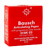 Бумага артикуляц. Bausch BK1002 красная 300 листов 200мкм