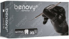 Перчатки Benovy XS 50 пар нитриловые нестерильные цвет черный
