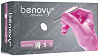 Перчатки Benovy S 50 пар нитриловые нестерильные цвет розовый