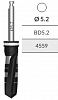 4559 Прямое сверло BD 5.2 Alpha Straight Drill D5.2 Alpha-Bio (инстр. стом. д/дент. импл.)