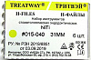 H-Files (Н-файлы) №15-40 31 мм (6шт) сталь TREATWAY (набор инстр. стомат. эндодонтич.)