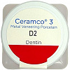 Дентин Ceramco3 по 1 унции D2 (28,4г)/Ceramico3 Dentine 1 oz для изготовления иск.зубов