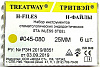 H-Files (Н-файлы) №45-80 25 мм (6шт) сталь TREATWAY (набор инстр. стомат. эндодонтич.)
