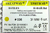 H-Files (Н-файлы) №006 31 мм (6шт) сталь TREATWAY (набор инстр. стомат. эндодонтич.)